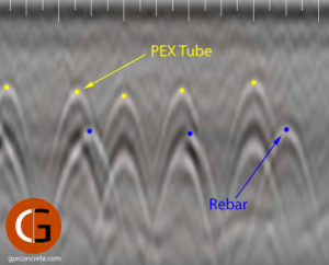 Concrete Imaging Data of PEX Tubes