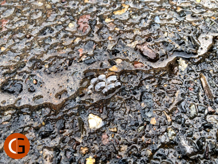 Gas Leak Bubbles Concrete GPR LLC